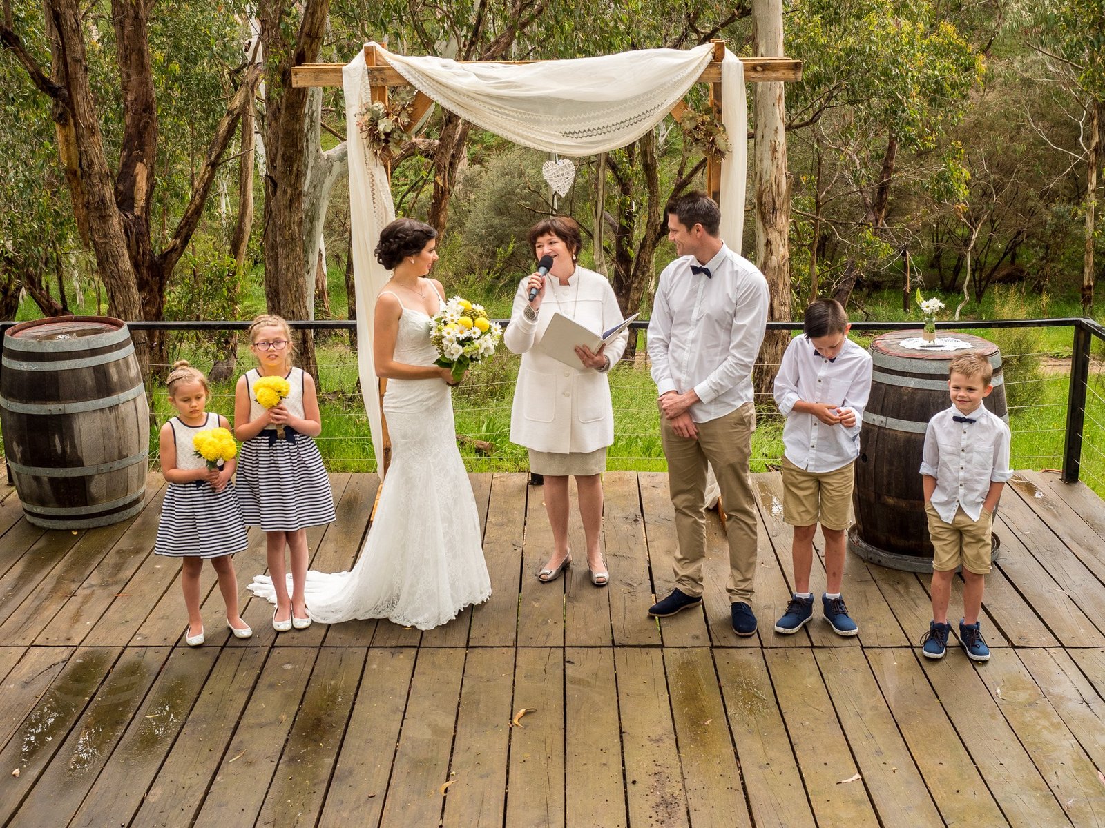 Wedding at Sinclairs Gully Wedding at Sinclairs Gully